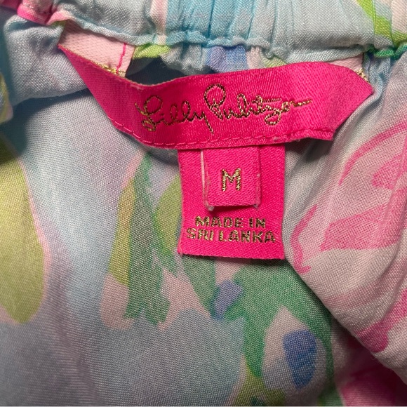 Lily Pulitzer off the shoulder Nevie rayon top size M - Picture 5 of 5